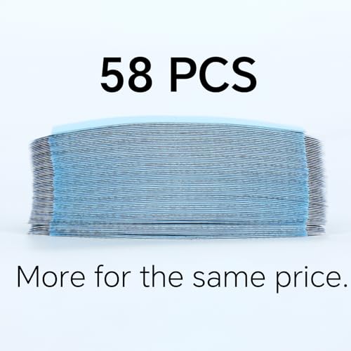 58pcs Double-Sided Wig Tape - Waterproof Lace Tape for Wigs