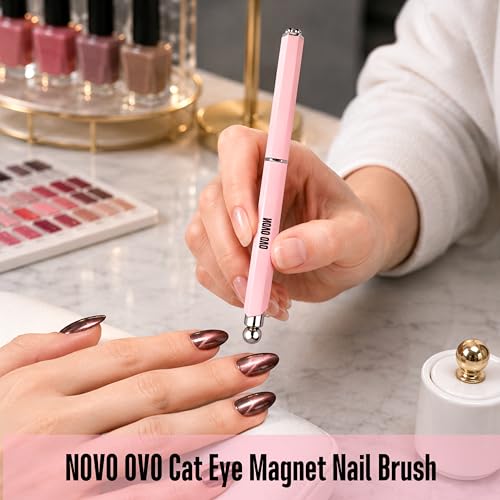 Cat Eye Magnet Nail Brush with Detachable Ball - NOVO OVO