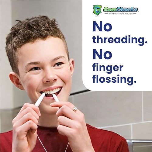 GumChucks Orthodontic Flossers for Braces - Reusable C-Shape Picks