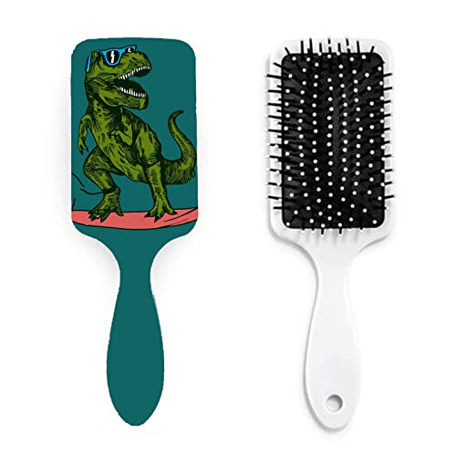 Cool Dinosaur Hair Brush for Kids & Adults - Anti-Static Detangler