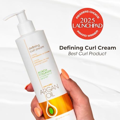 One 'N Only Argan Oil Defining Curl Cream & Leave-In Conditioner, 9.8 oz