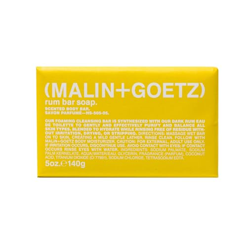 MALIN+GOETZ Rum Bar Soap - Triple-Milled Cleansing Soap (5 oz)