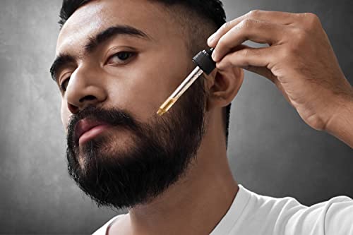 OPO Organic Beard Oil for Men - 4 oz Sandalwood, Vegan Conditioning