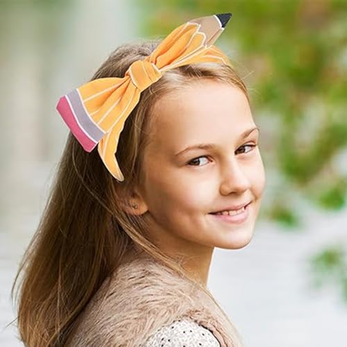 Yellow Pencil Headband for Back to School | Cute Hair Accessory
