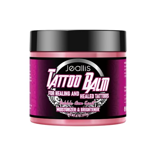 Jeallis Pink Tattoo Ointment - Natural Aftercare Cream 6oz