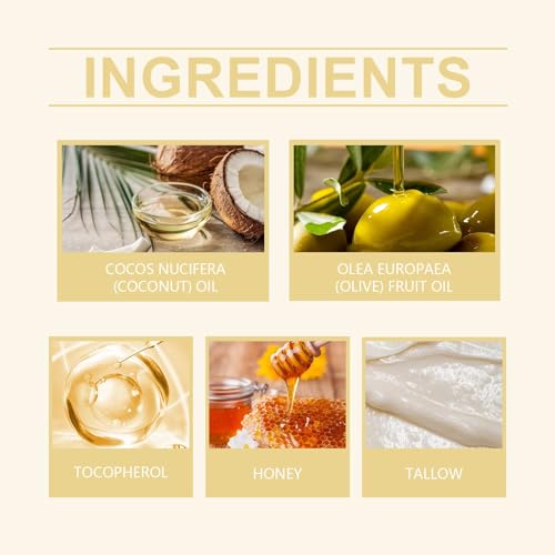 Whipped Beef Tallow and Honey Balm - Grass-Fed Face Moisturizer (2 Pack)