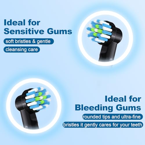 MOFELE 16-Pack Replacement Toothbrush Heads for Oral-B Electric Toothbrushes