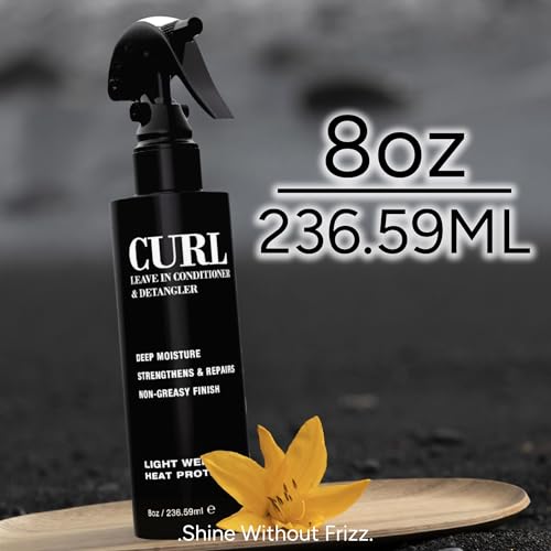 Pacinos Curl Leave-In Conditioner & Detangler - Hydrating Frizz Control for Curly Hair