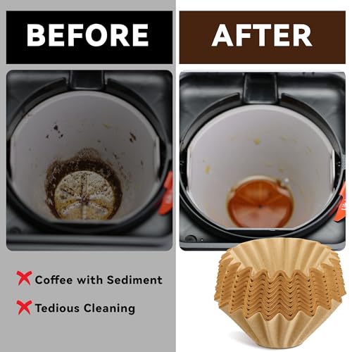 100 Unbleached Coffee Filters for OXO 8-Cup Brew Basket
