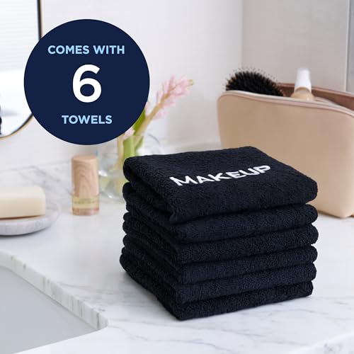 Ben Kaufman Cotton Makeup Remover Towel - 6 Pack, 13" x 13"