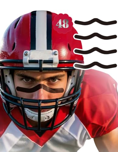 WENTIYA Eye Black Stickers – 48 Pairs Breathable Sports Eyeblack for Baseball & Football
