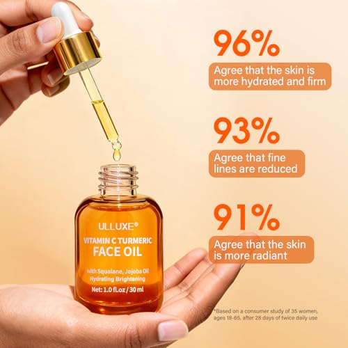 Vitamin C Turmeric Face Oil - Brightening & Hydrating for All Skin Types