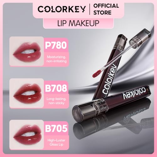 COLORKEY Air Lip Glaze Gloss R702 - Lightweight, Hydrating Lip Gloss