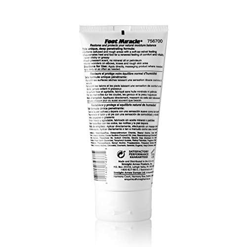 Foot Miracle Deep-Penetrating Foot Cream 6 oz Tube – Practitioner Strength, Softens Calluses & Rough Skin, USA Made