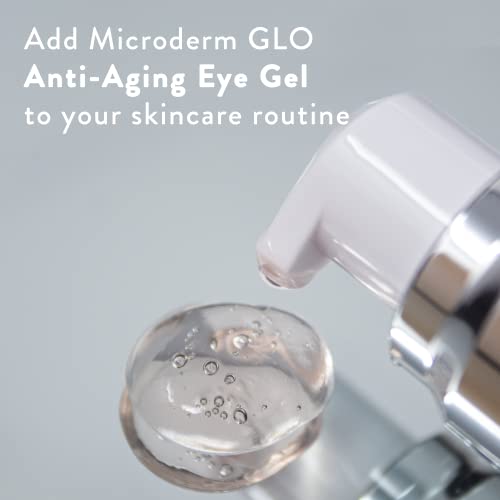Microderm GLO Active Anti-Aging Eye Gel with Hyaluronic Acid & Botanicals 0.5 Oz