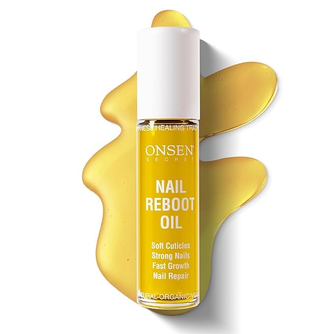 Nail & Cuticle Repair Oil - Hydrating Dry Oil with Japanese Tsubaki, Tea Tree & Jojoba | 10ml Natural Vegan Formula