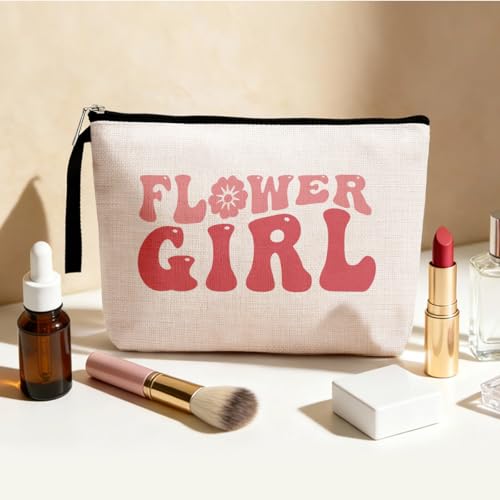 Hanamiya Na Multicolor Flower Girl Proposal Gift Makeup Bag for Bridal Party