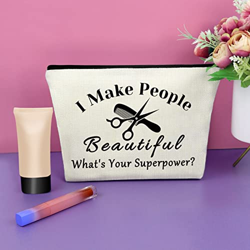 Sazuwu Hairdresser Makeup Bag Gift for Women - Salon Cosmetic Travel Pouch - Variation 548_NO1