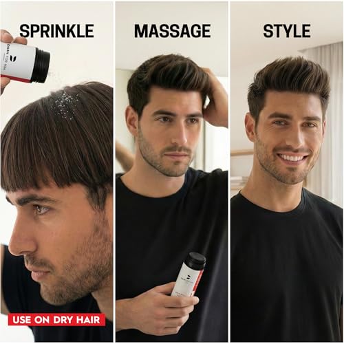 DASH FOR HIM Large Hair Texture Powder for Men, Root Lifter & Volumizer 30g