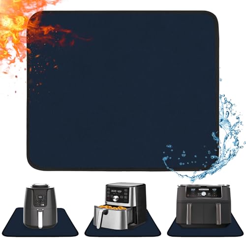 Amerbro Heat Resistant Mat for Air Fryer - 14x12in, Blue