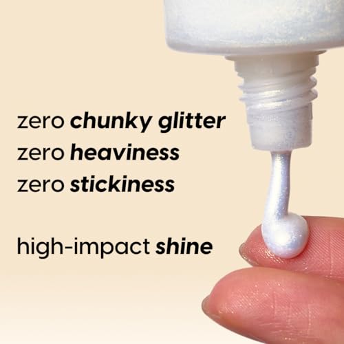 Cosmic Shine Pink Glitter Gel with Argan Oil - Body & Face Sparkle