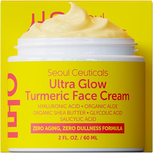 SeoulCeuticals Turmeric Face Cream for Glowing Skin - 2oz