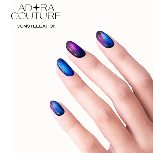 Adora Couture Constellation Semi Cured Gel Nail Strips Kit – 30 Pieces, UV Light Needed