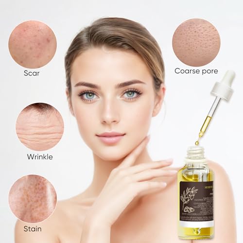 UWPU-IU Natural Bakuchiol Face Oil with Plant Fragrance, Anti-Aging Moisturizer 30ml