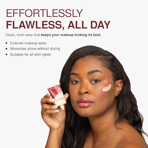 Palladio Rice Primer - Lightweight Oil Control & Matte Finish, 0.71 Fl Oz