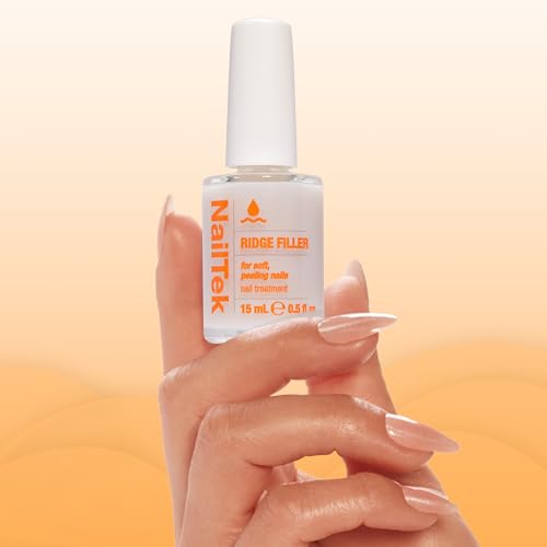 Nail Tek Ridge Filler Formula 2 - Nail Strengthener & Base Coat, 0.5 fl oz