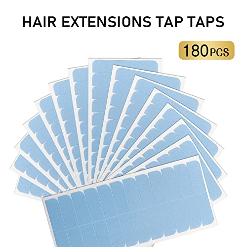 YILITE 180 Pieces Double-Sided Hair Extension Tape Tabs - 4x0.8cm