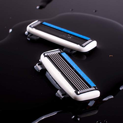 HeadBlade HB6 Refill Shaving Razor Blades - 4 Pack Stainless Steel Cartridges