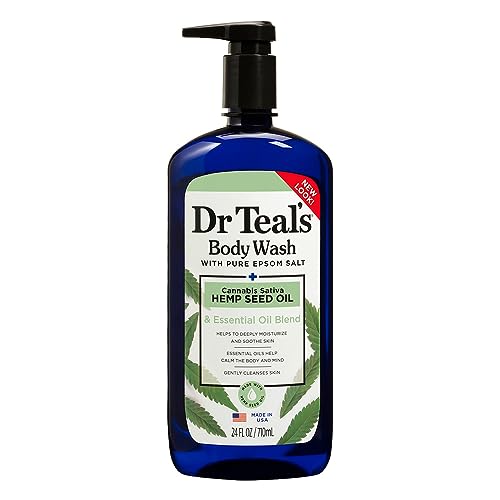 Dr. Teal's Hemp Seed Oil Body Wash with Epsom Salt - 24 fl oz