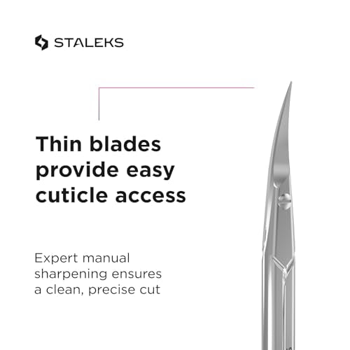 Staleks Pro Expert 11 Left-Handed Cuticle Scissors S - Stainless Steel
