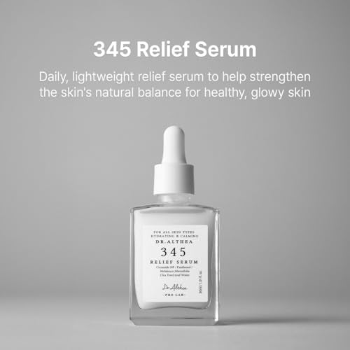 Dr.Althea 345 Relief Serum, Vegan Hydrating Face Serum for Sensitive Skin