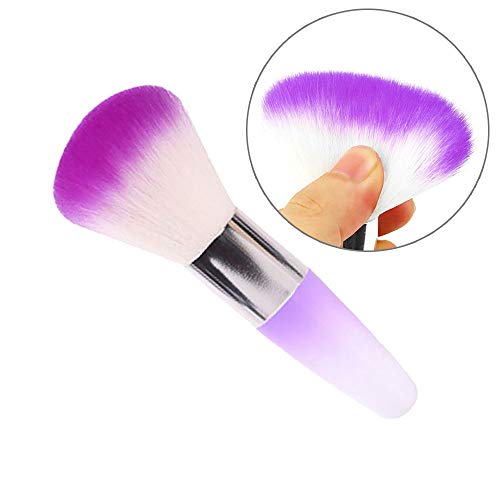 3Pcs Soft Nail Brushes for Dust Removal & Makeup, Manicure & Nail Art Tools