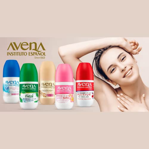Avena Oatmeal Deodorant Roll-On, Alcohol-Free, 3-Pack, 2.5 Oz Each