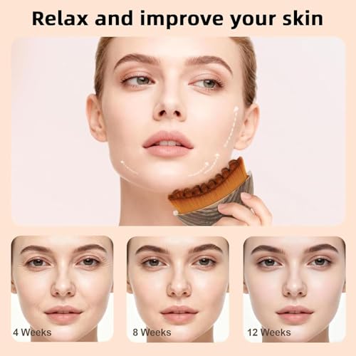 RAXSEG Lymphatic Contour Face Brush for Sculpting & Skin Detox