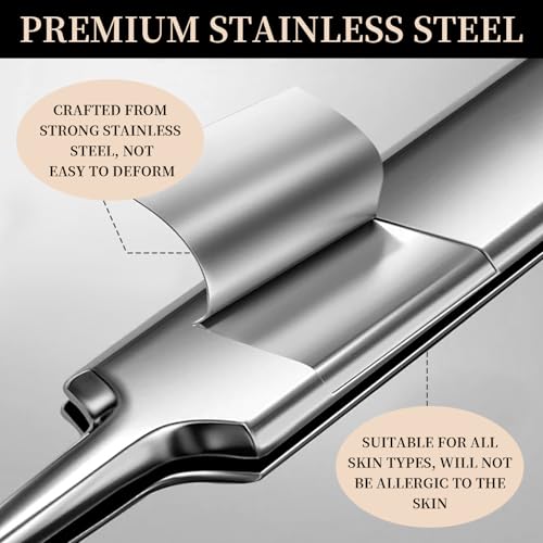 Teenitor Blackhead & Pimple Extractor Tool Kit - Stainless Steel Facial Tweezers & Comedone Removers
