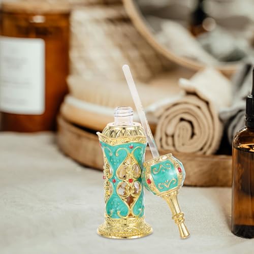 Vintage Middle Eastern Perfume Bottle - 12ml Refillable Glass Container