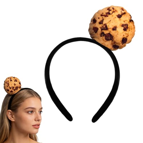 YUEELI Coffee Cookie Headband for Women, Food Costume Accessory, Halloween & Party Wear