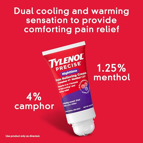 Tylenol Precise Nighttime Pain Relief Cream - 4 oz with Camphor & Menthol