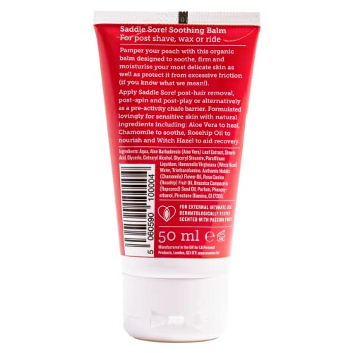 WOOWOO Saddle Sore Soothing Balm - Vegan Anti-Chafing Balm with Rosehip Oil & Aloe Vera | 50ml