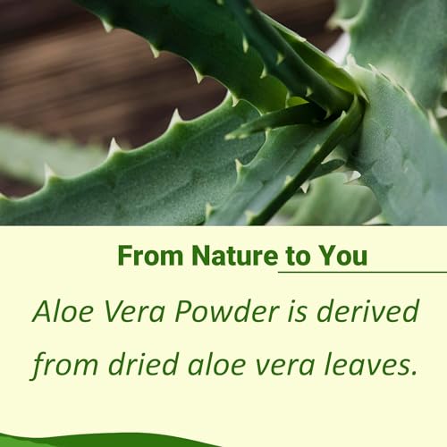 100% Pure Aloe Vera Powder (227g) - Natural Leaf Powder