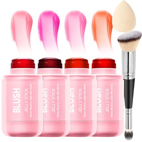 LemonSac Light Fair Contour Stick Makeup Kit with Highlighter, Blush & Bronzer – Waterproof & Long Lasting