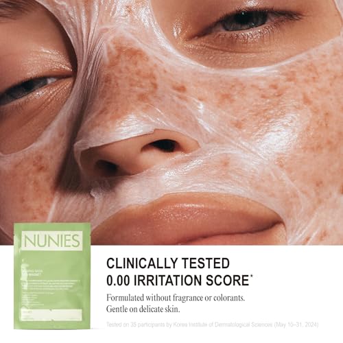 NUNIES Cica Calming Sheet Mask – Soothing Mask for Sensitive Skin