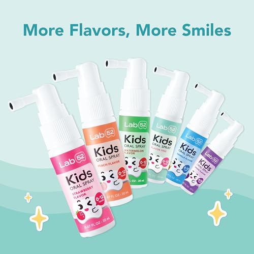 LAB52 Kids Oral Spray, Fluoride-Free Dental Care for Babies & Toddlers