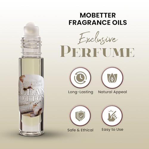 Clean Cotton Impression Perfume Oil - Long-Lasting Roll-On Fragrance
