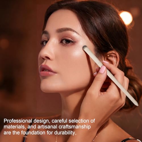 10-Piece Eye Makeup Brush Set with Travel Bag - Vegan & Cruelty-Free