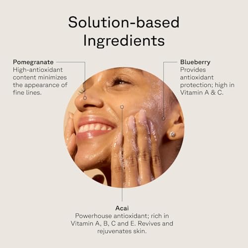 Acure Brightening Cleansing Gel - Vegan Facial Cleanser 4 fl oz